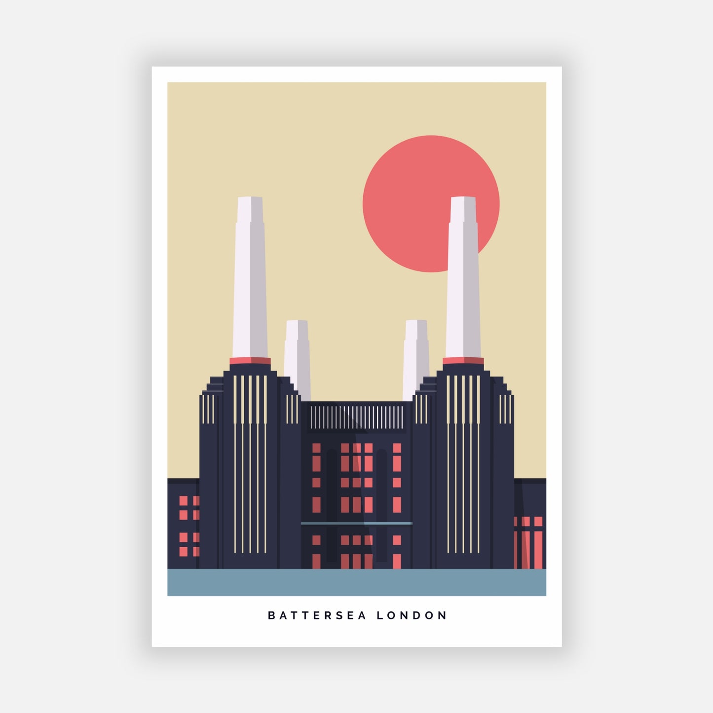 Battersea Power Station Print - South London