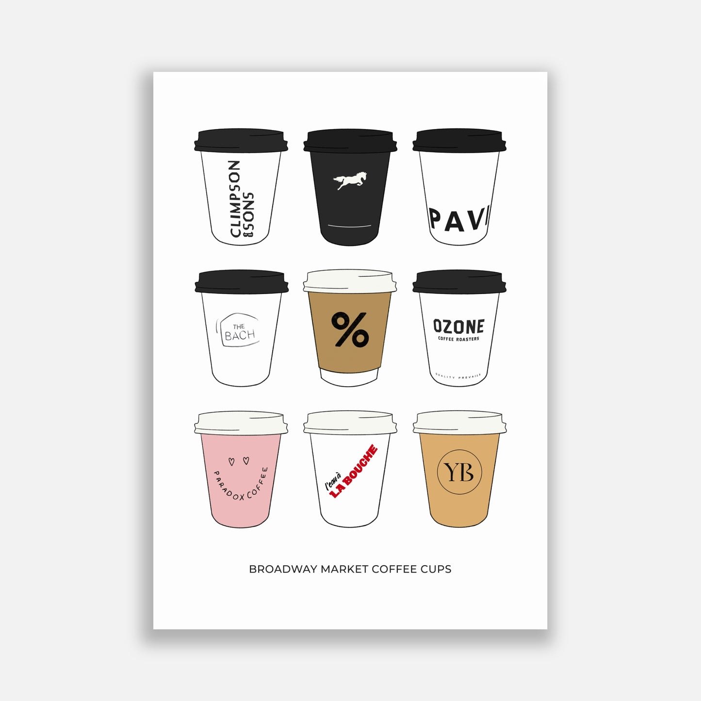 Broadway Market Coffee Cups