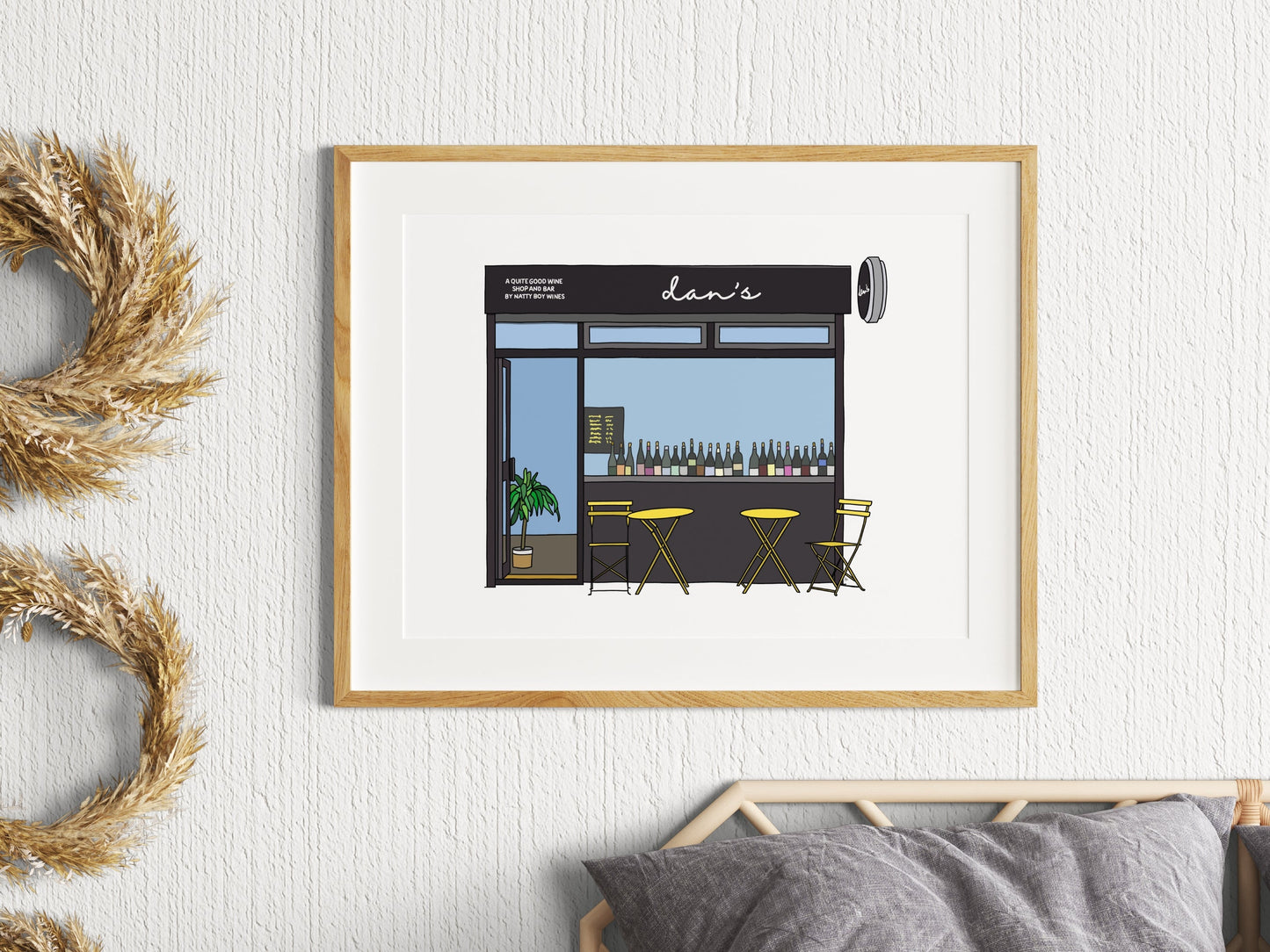 Dan's Wine Bar Dalston Illustration