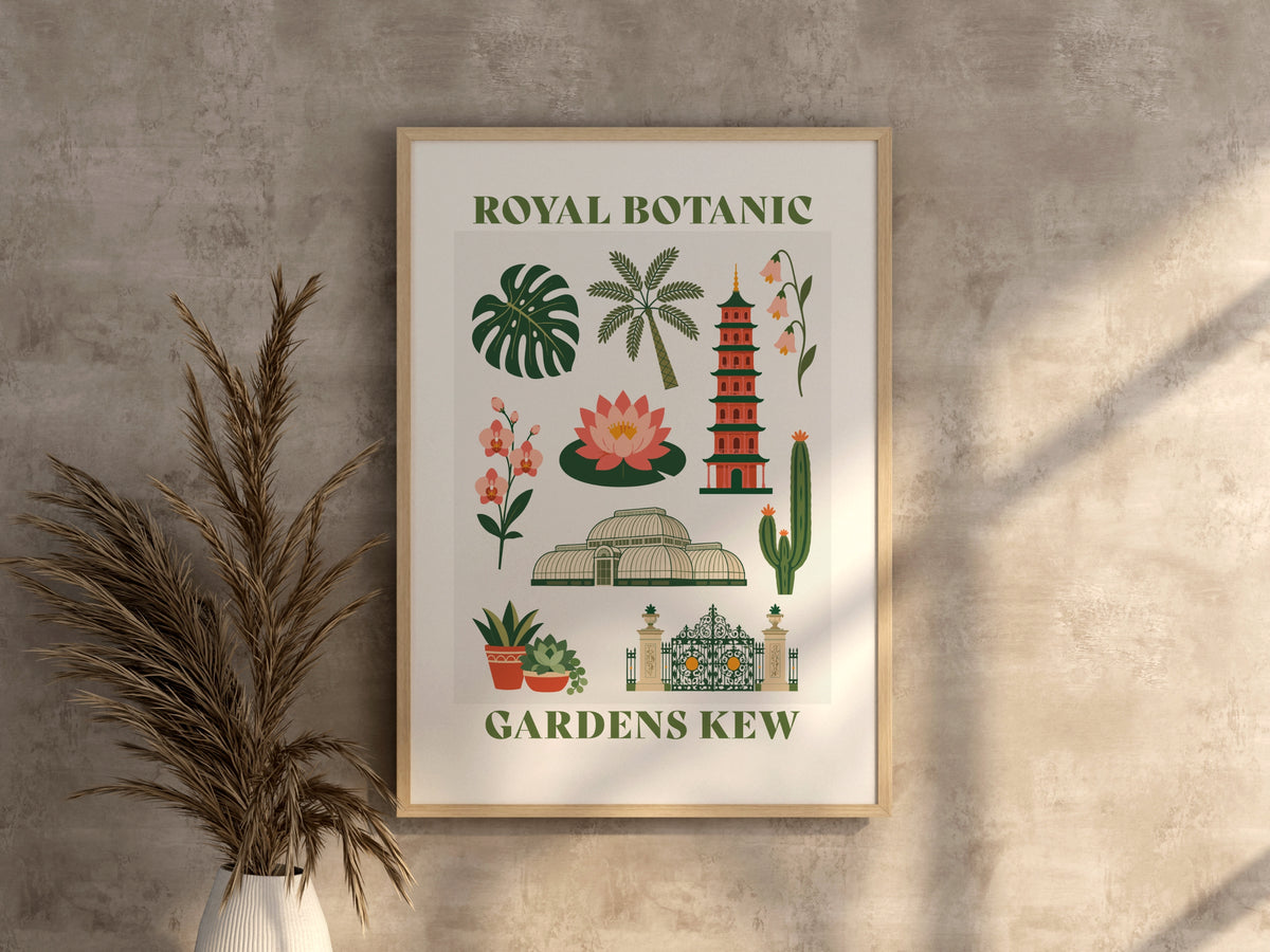 Kew Gardens Collage Print