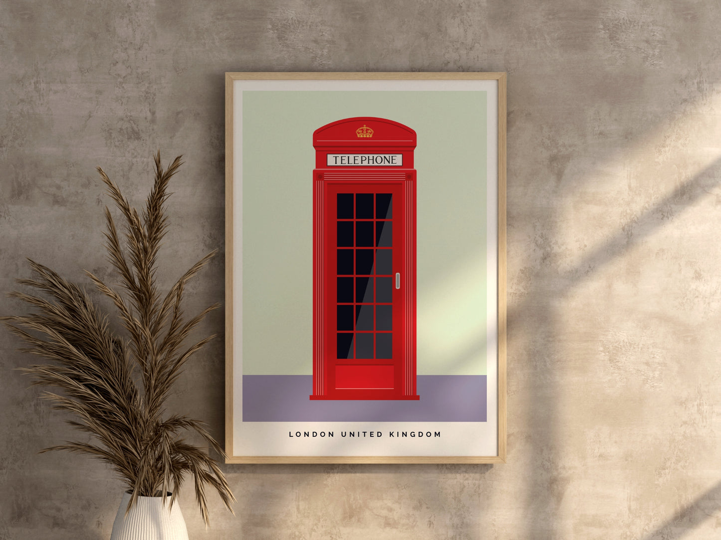 London Telephone Box Print