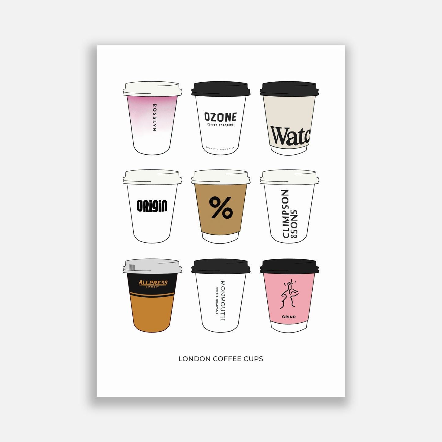 London Coffee Cups