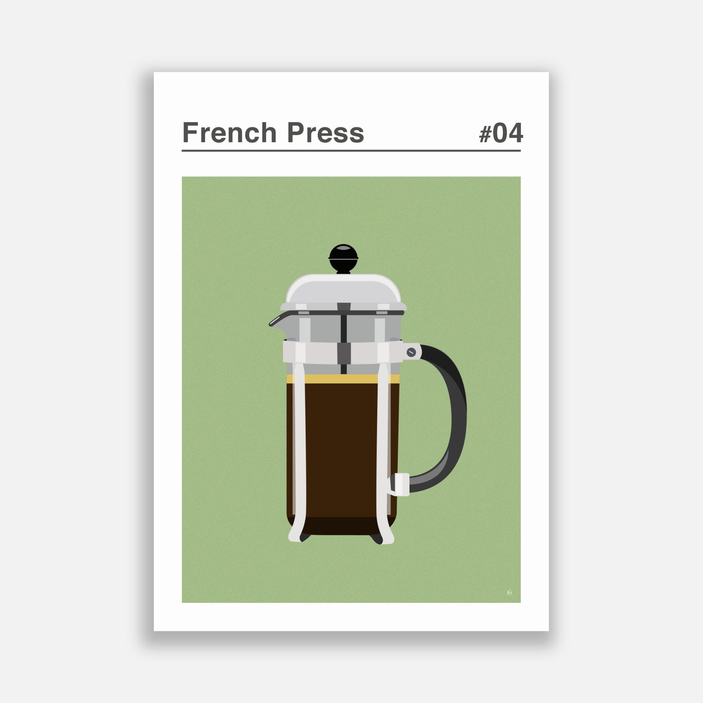 French Press Print