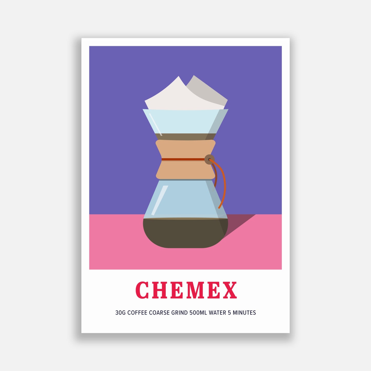 Chemex Print - Coffee Maker Series