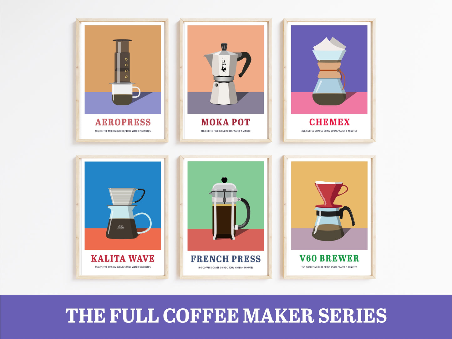 Kalita Wave Print - Coffee Maker Series
