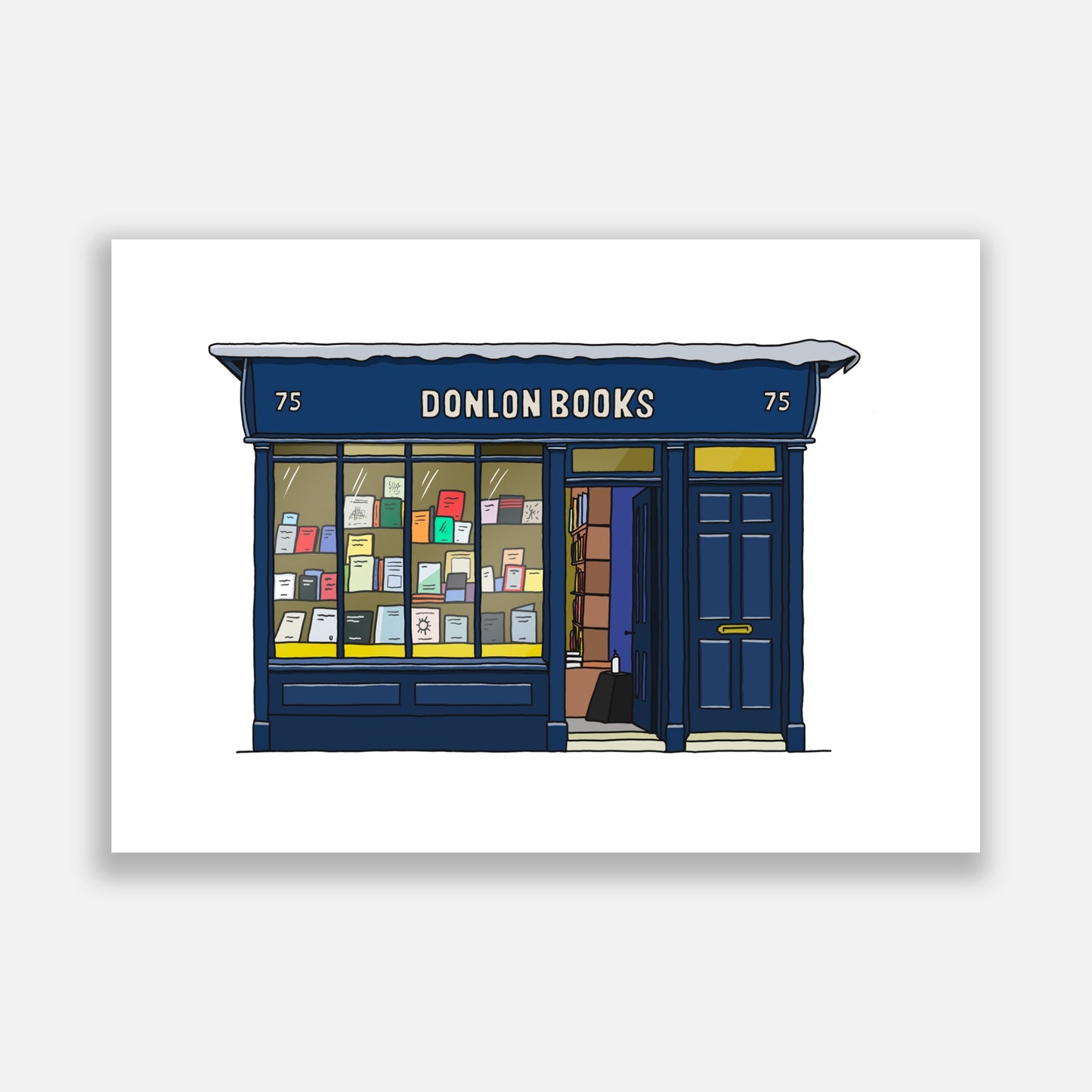 Donlon Books Shop Front Print