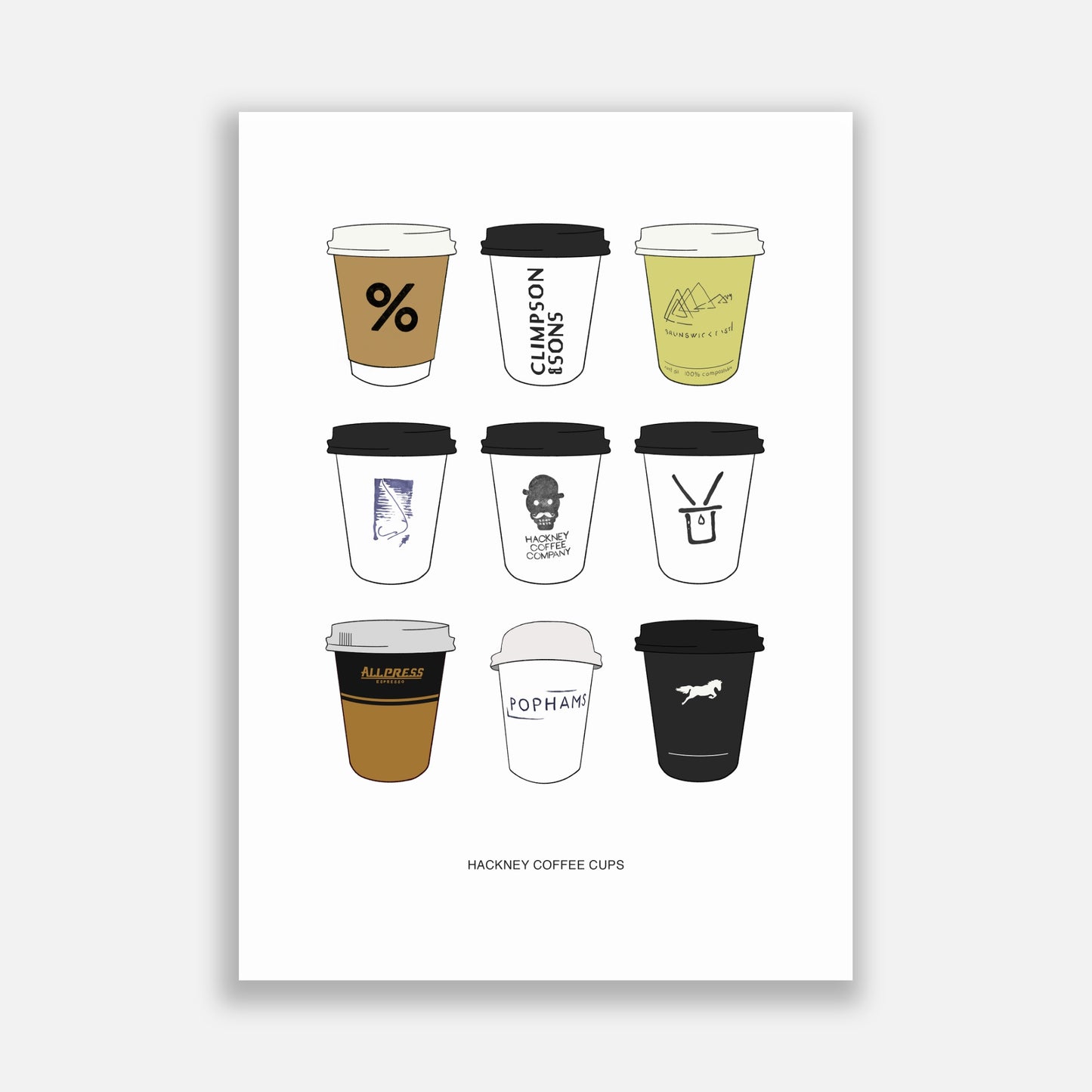 Hackney Coffee Cups