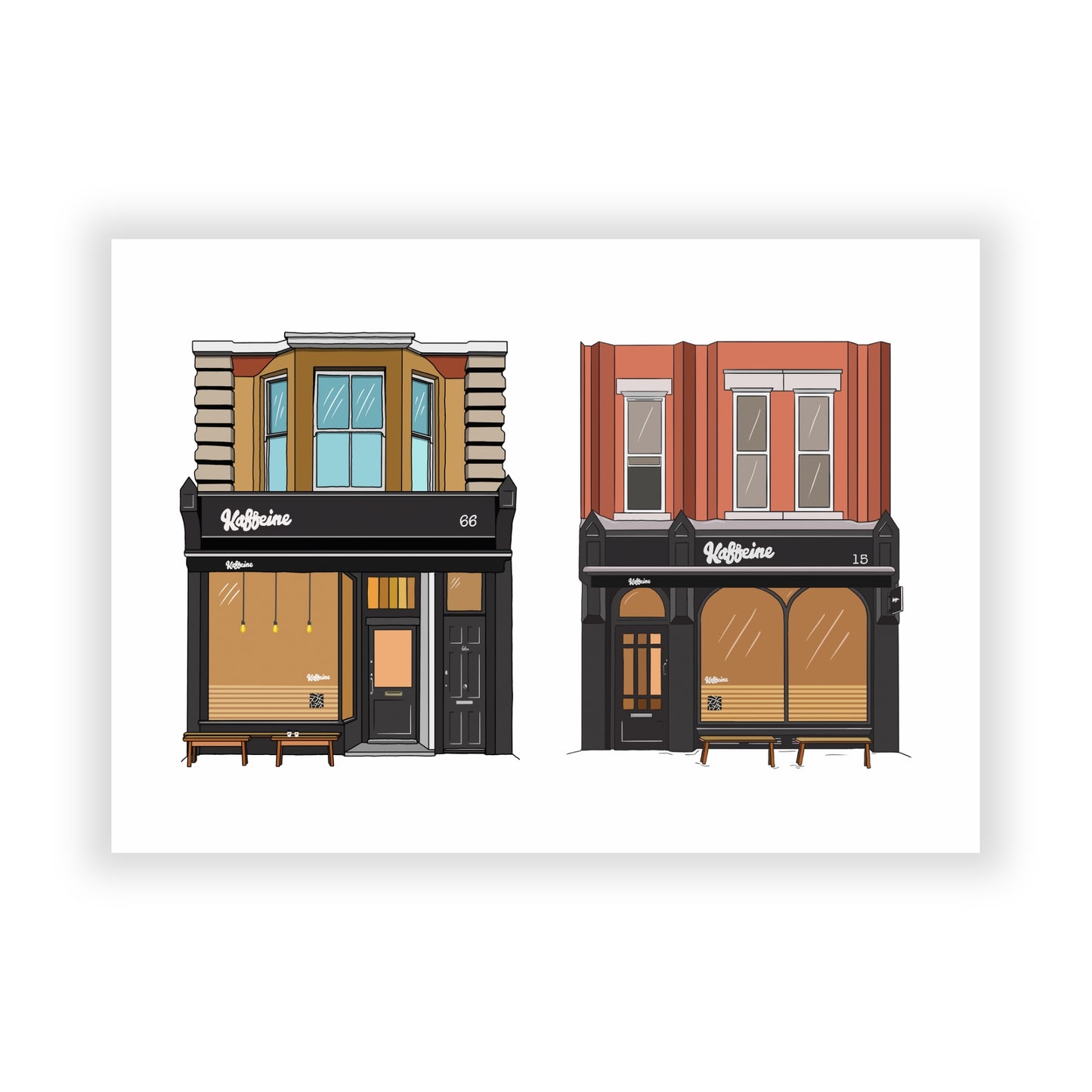 Kaffeine Shop Fronts