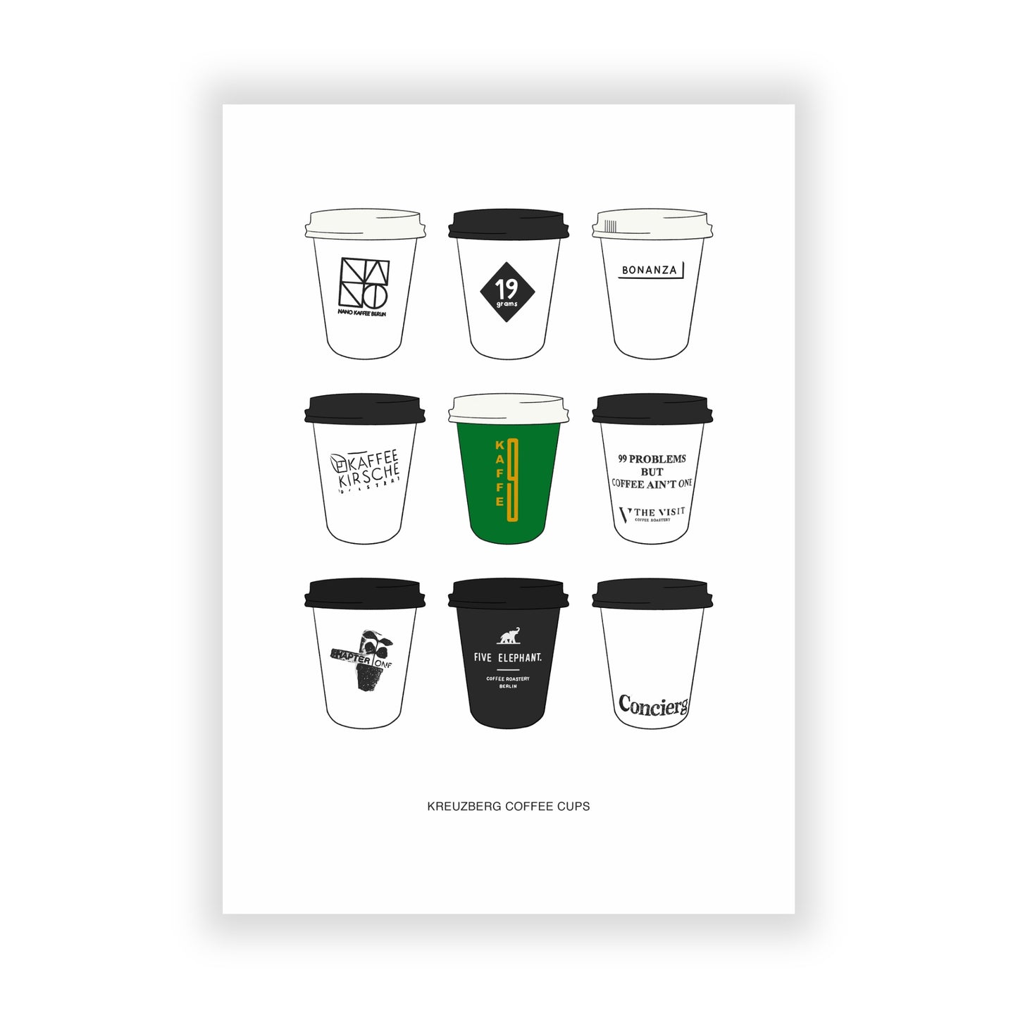 Kreuzberg Berlin Coffee Cups