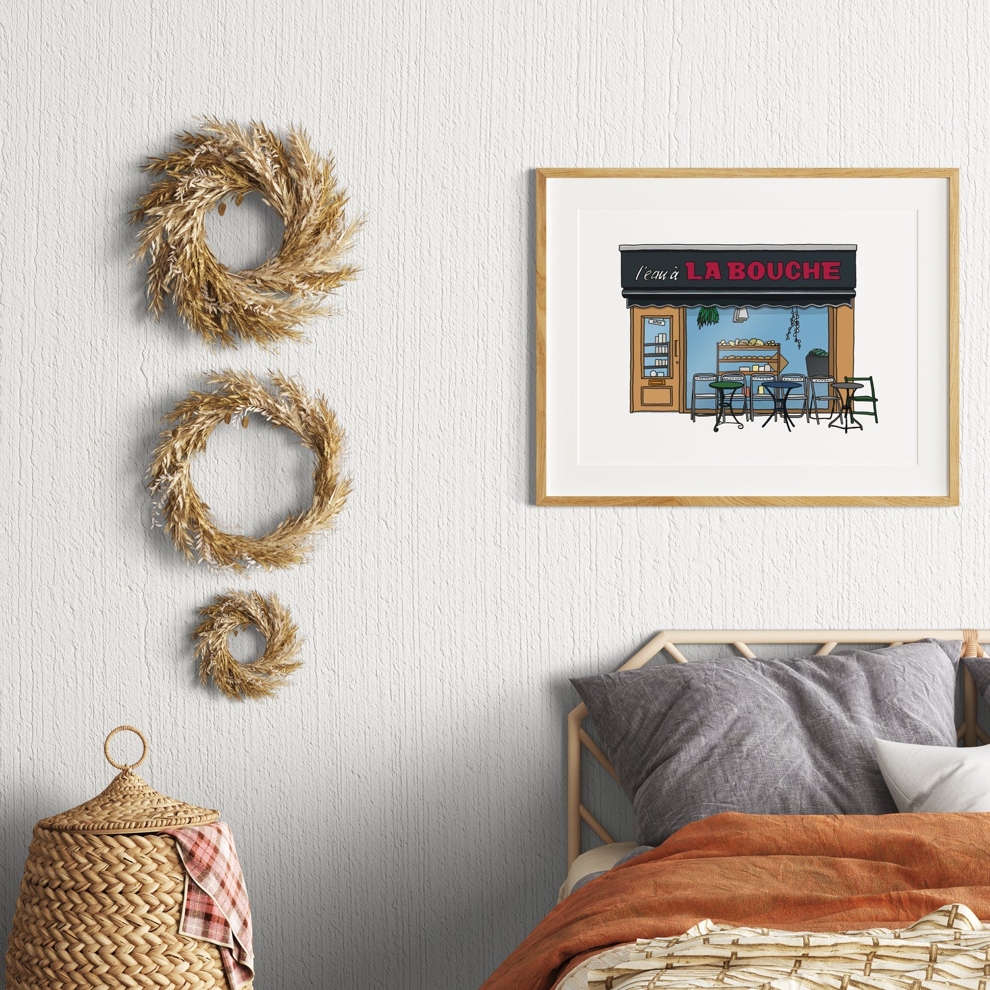 L'eau La Bouche Broadway Market Shop Front Print