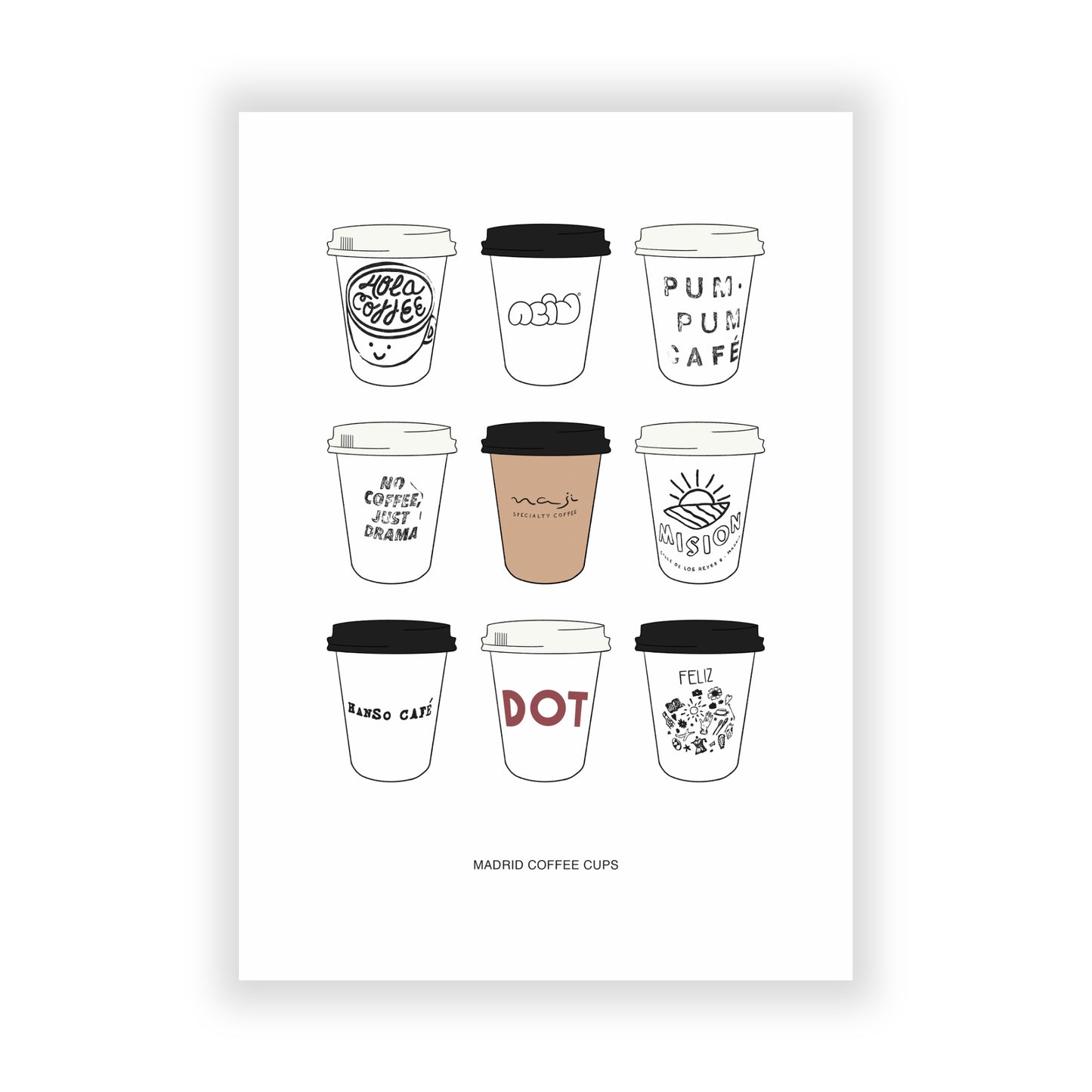 Madrid Coffee Cups