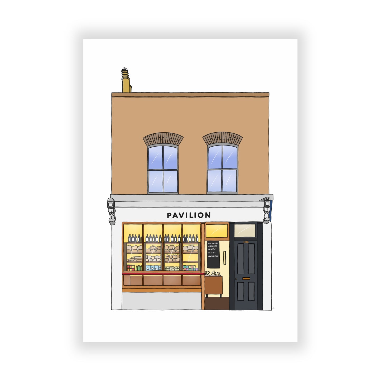 Pavilion Columbia Road Illustration