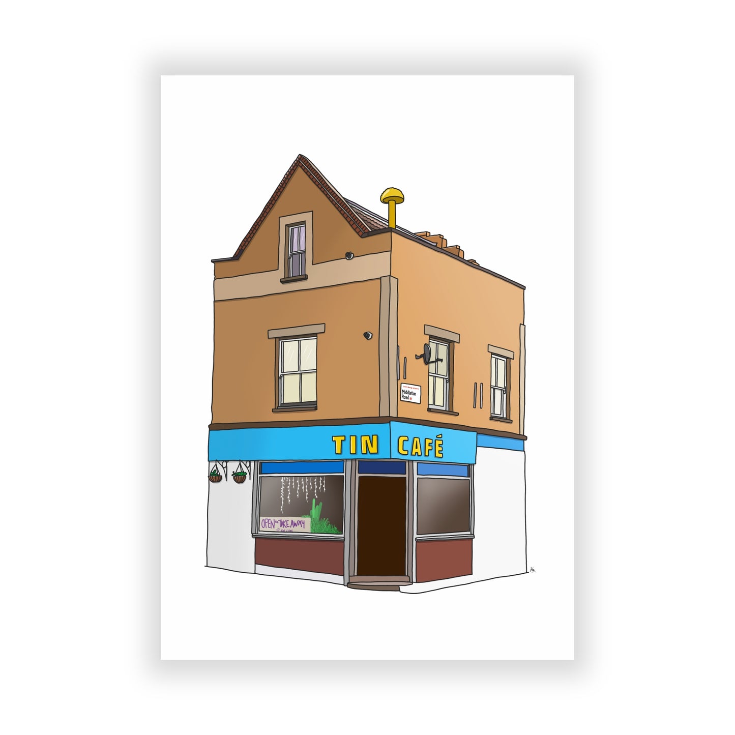 Tin Cafe Haggerston Shop Front