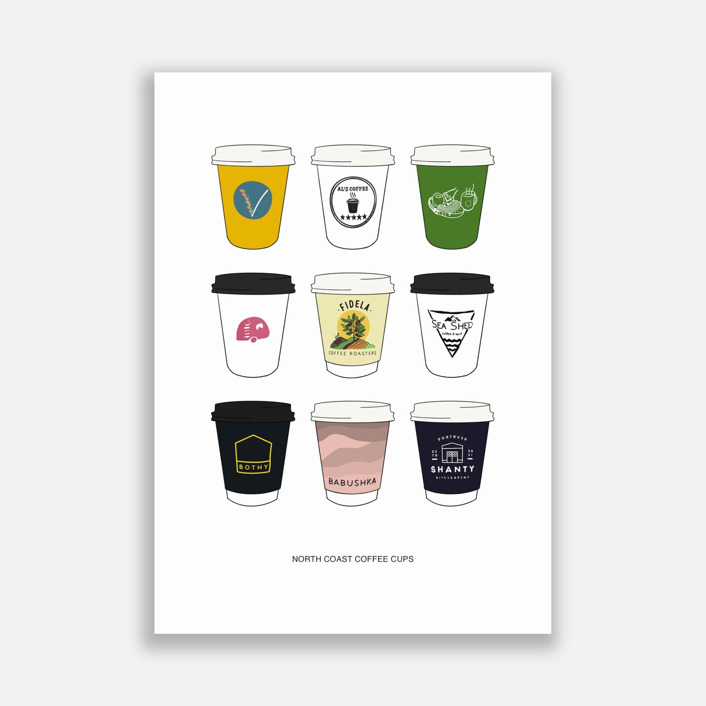 North Coast Northern Ireland Coffee Cups