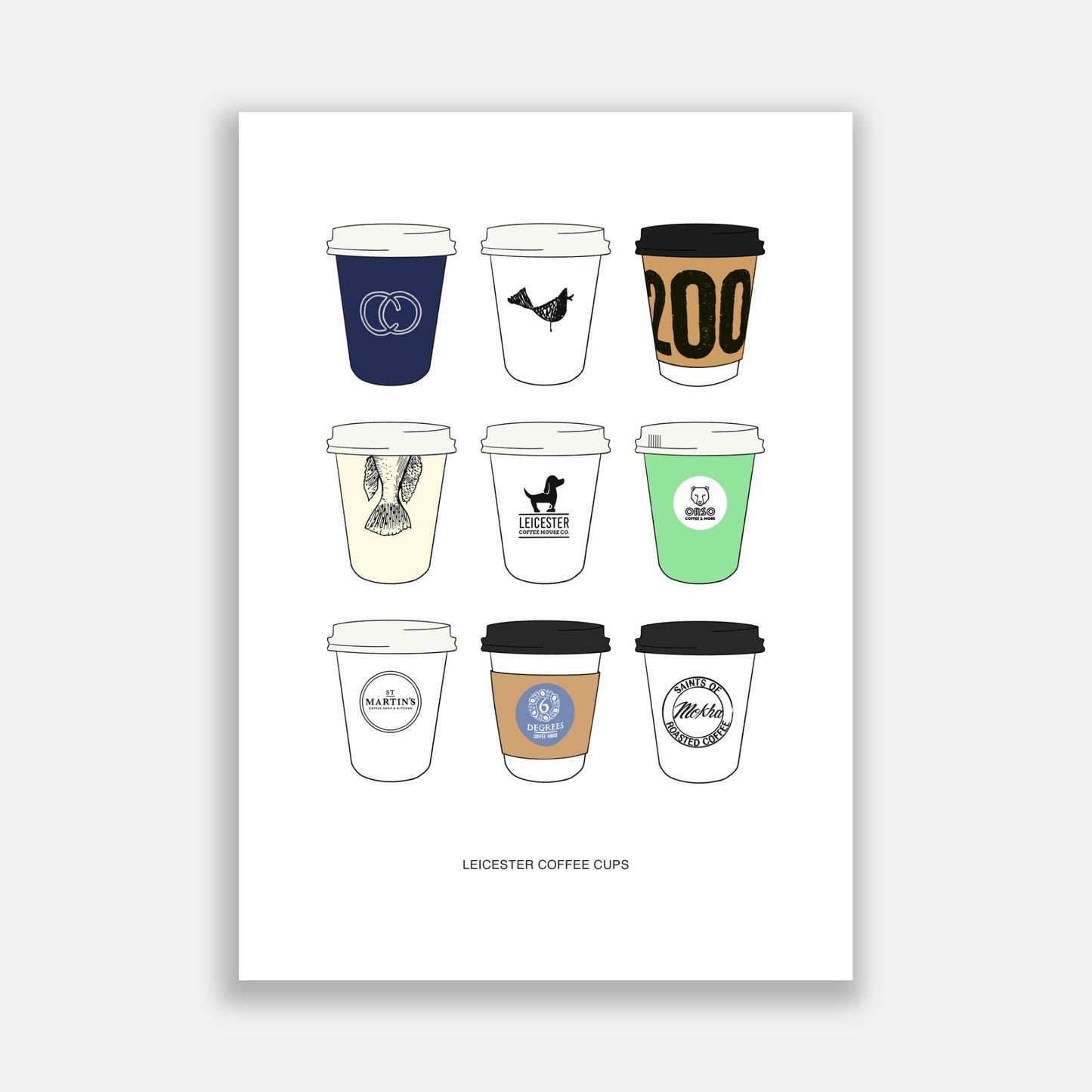Leicester Coffee Cups