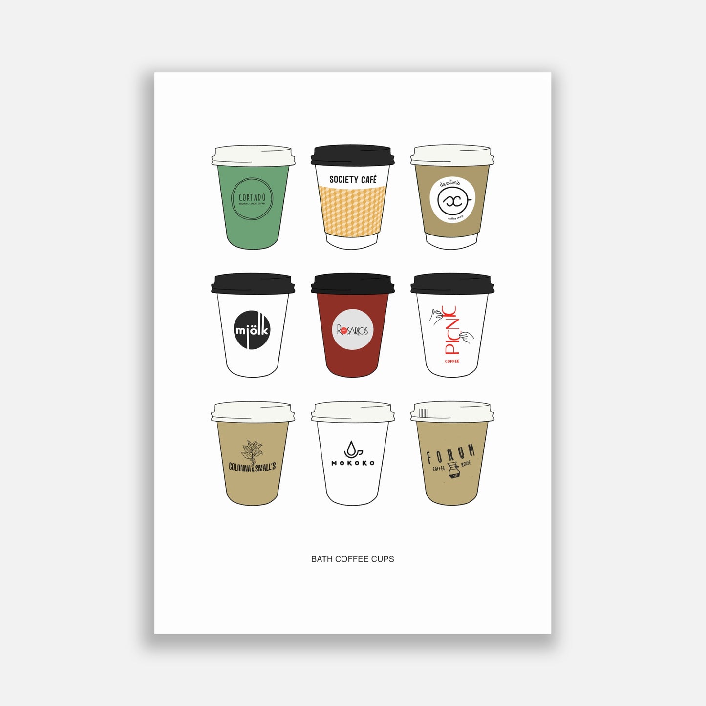 Bath Coffee Cups