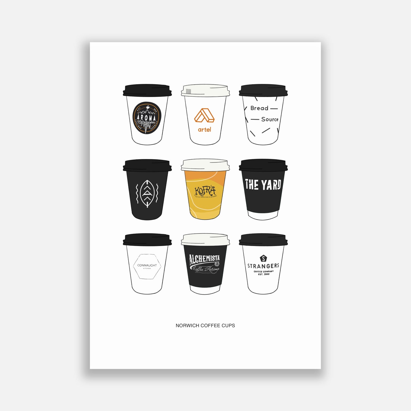Norwich Coffee Cups