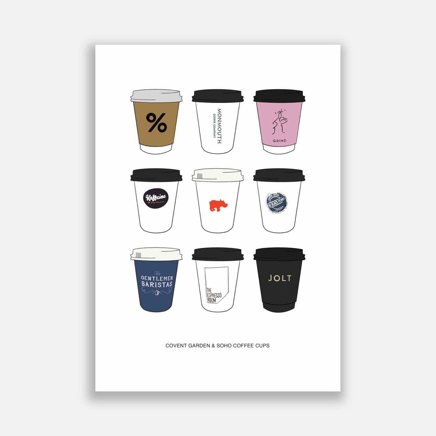 Soho & Covent Garden Coffee Cups