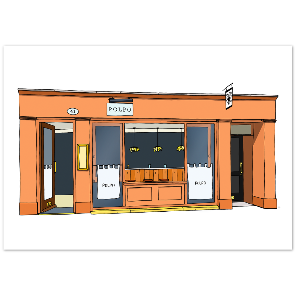 Polpo Soho Illustration
