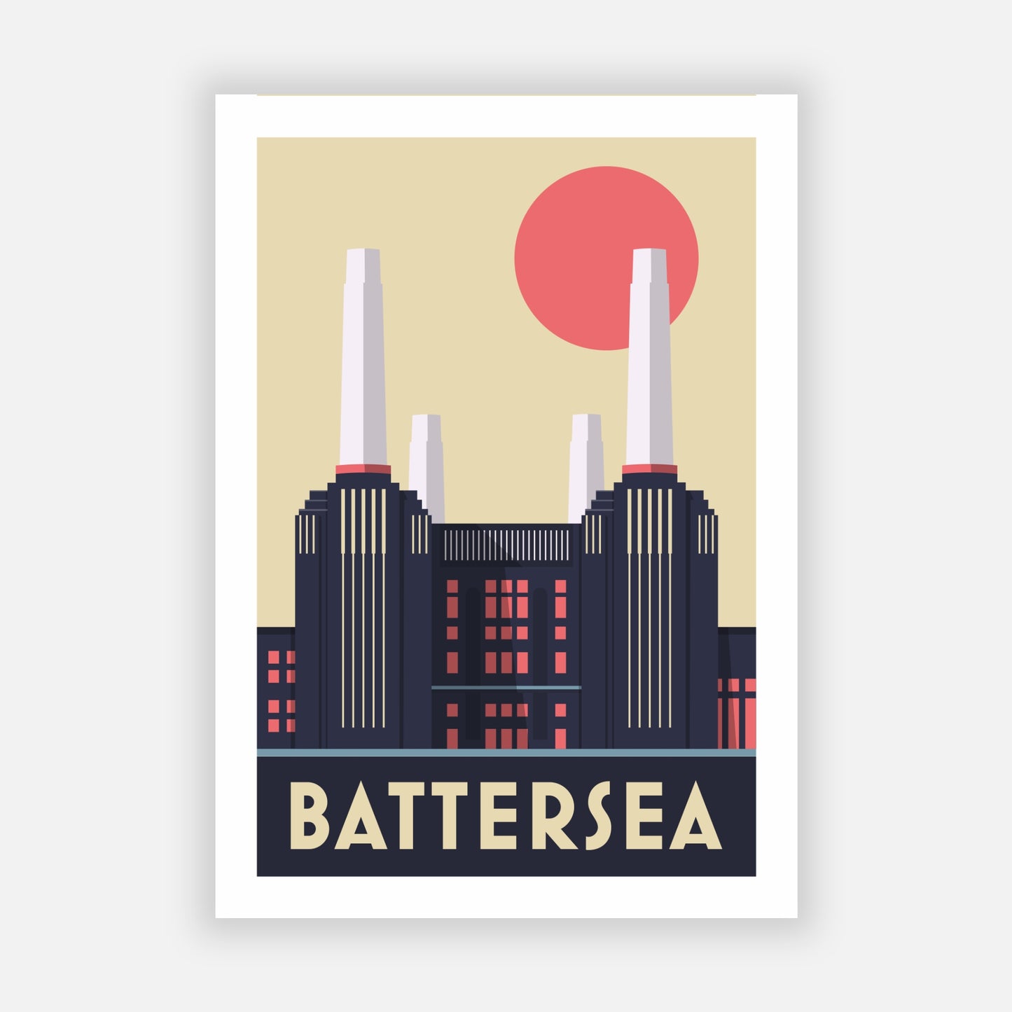 Battersea Power Station Print 2 - South London