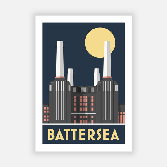 Battersea Power Station Print 2 Night - South London