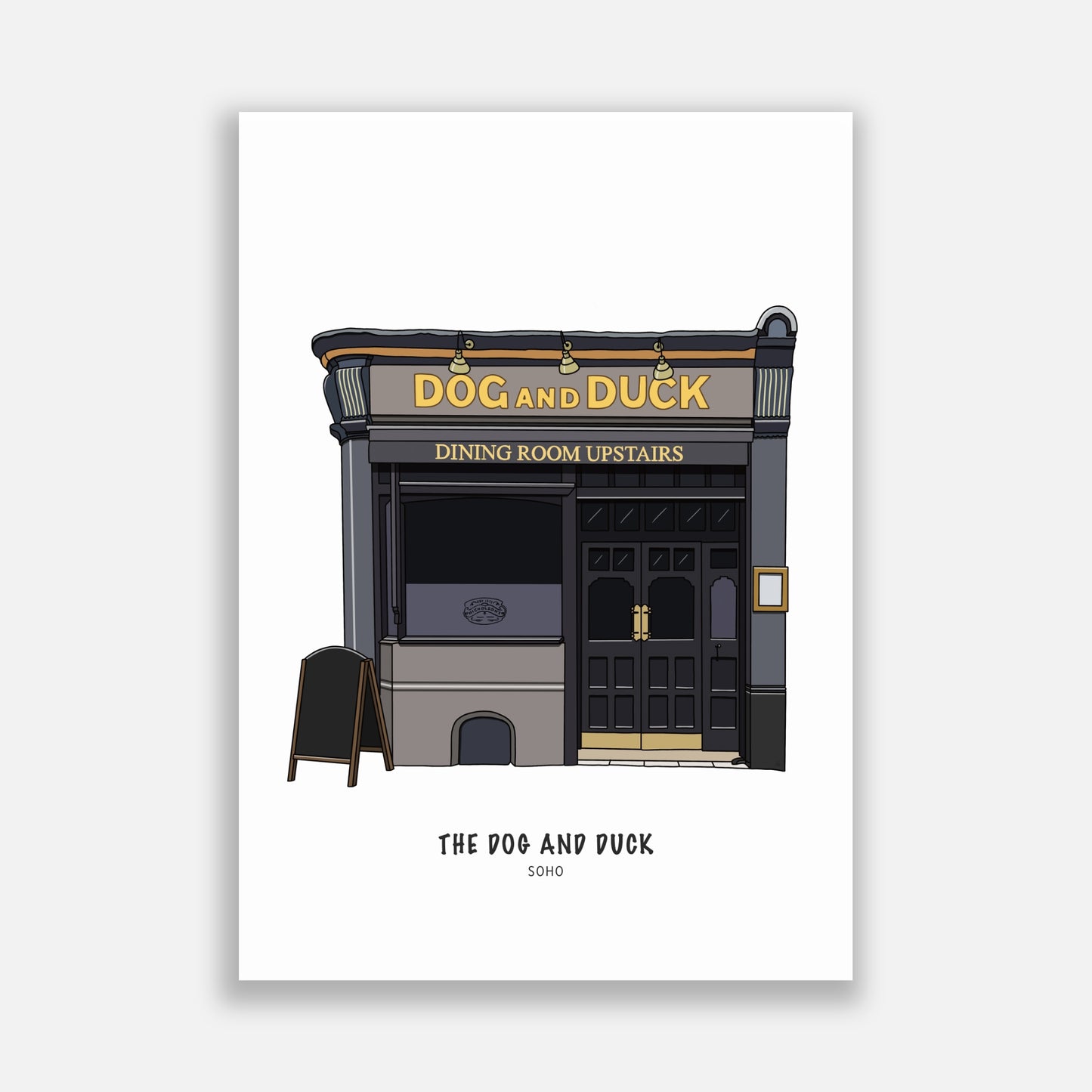 The Dog and Duck Pub Soho