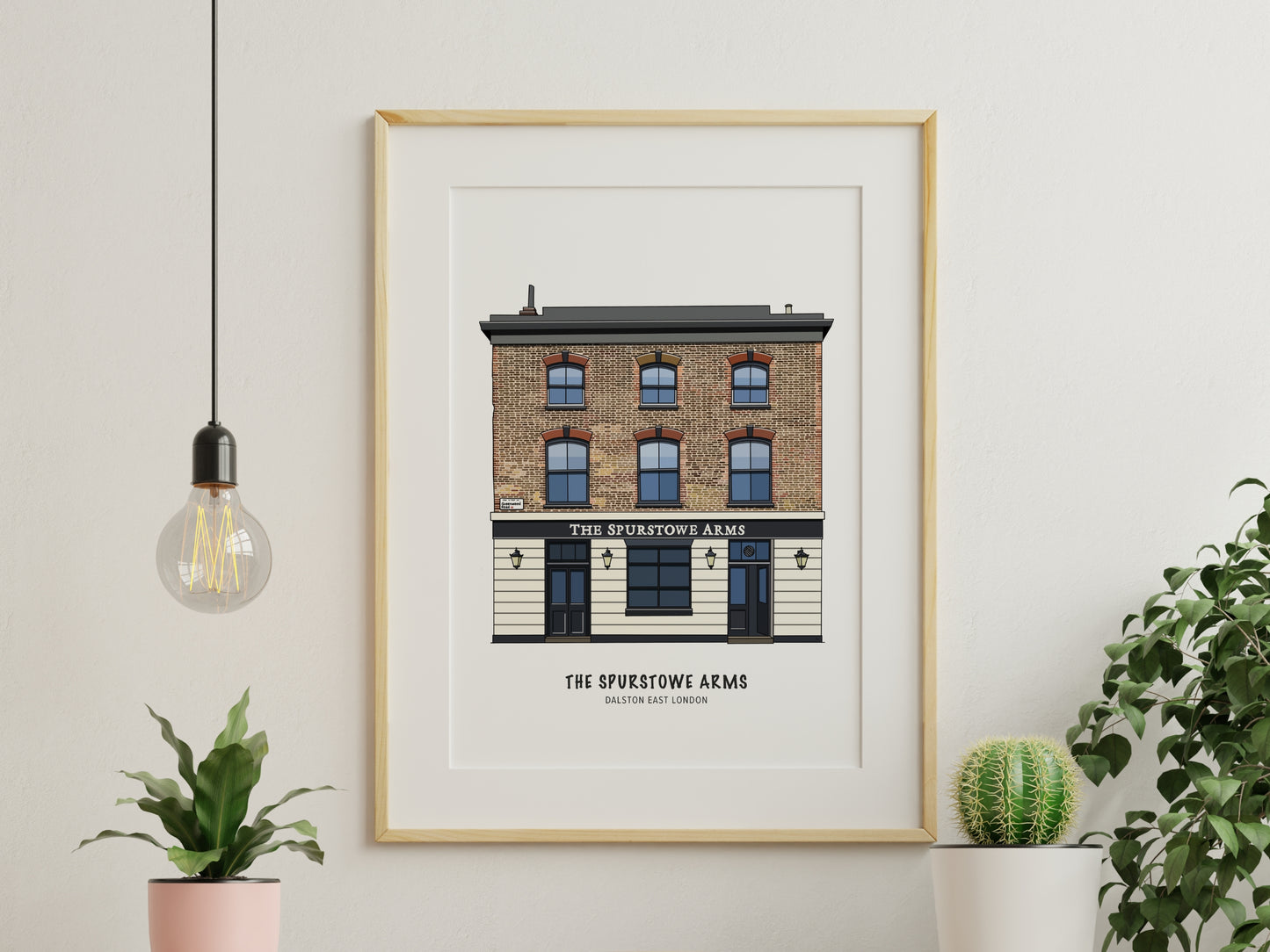 The Spurstowe Arms Dalston Illustration