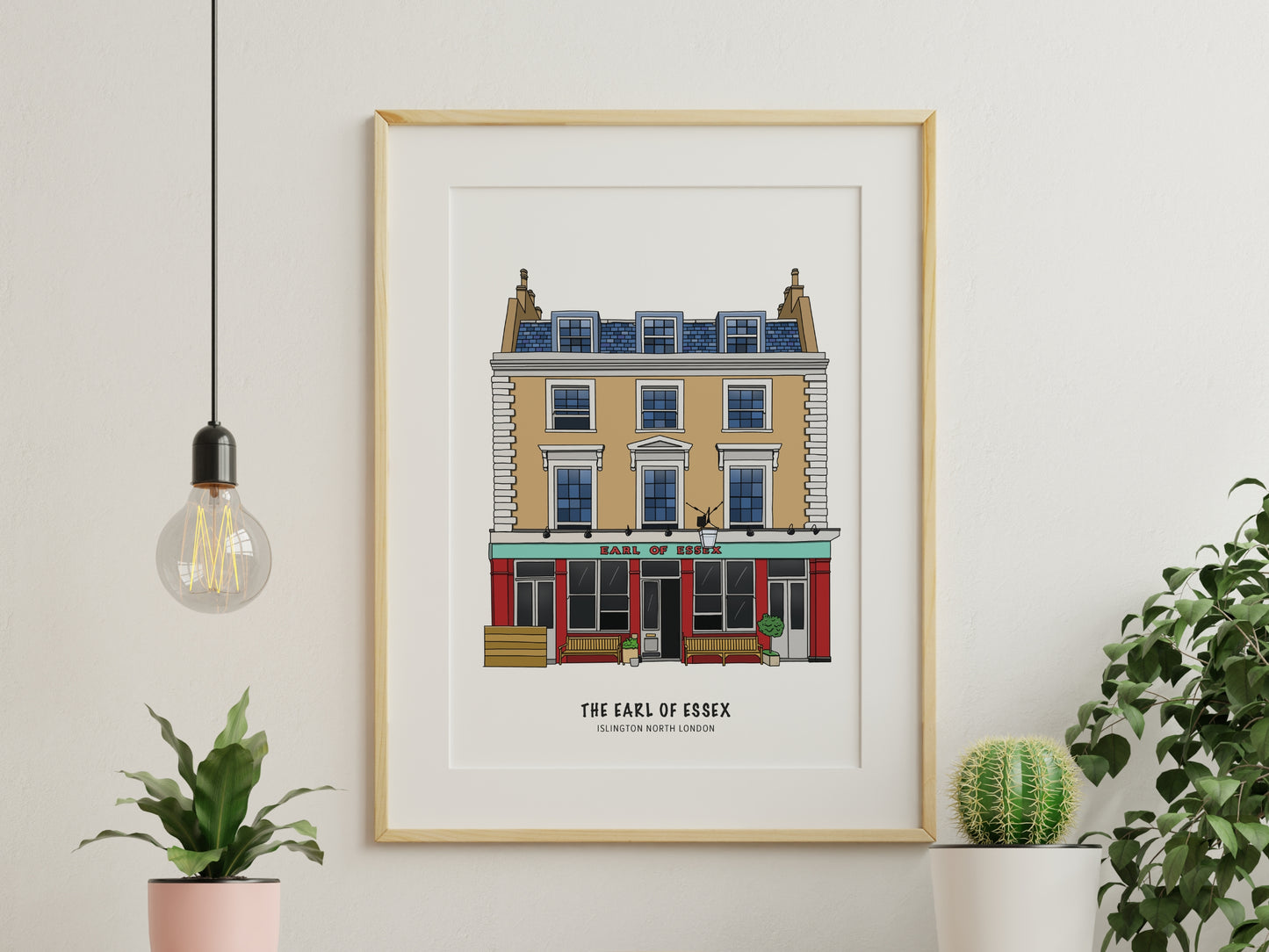 Earl of Essex Pub Illustration