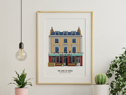 Earl of Essex Pub Illustration