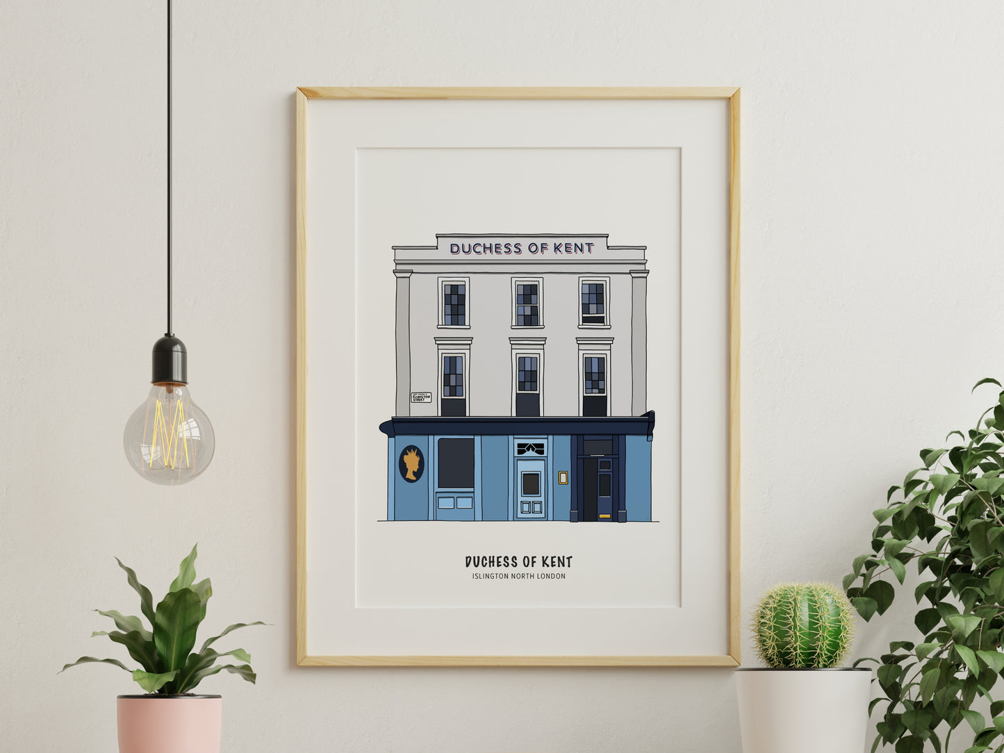 The Duchess of Kent Pub Illustration