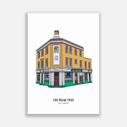 Palm Tree Pub Mile End Illustration