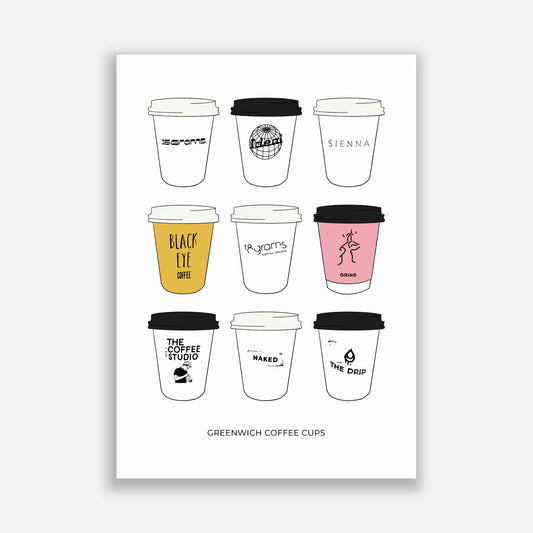 Greenwich South East London Coffee Cups