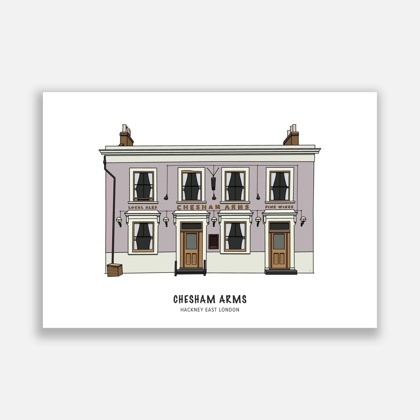 Chesham Arms Hackney Illustration