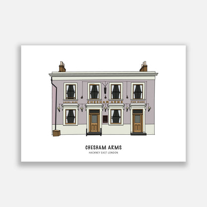 Chesham Arms Hackney Illustration