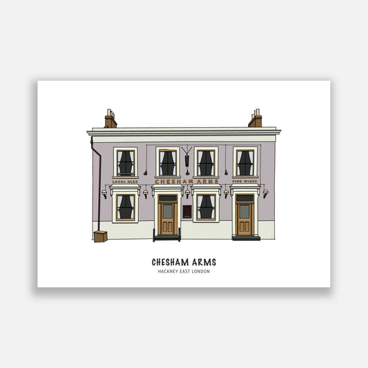 Chesham Arms Hackney Illustration