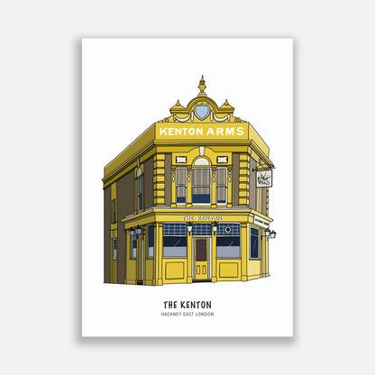 Kenton Arms Pub Hackney Illustration