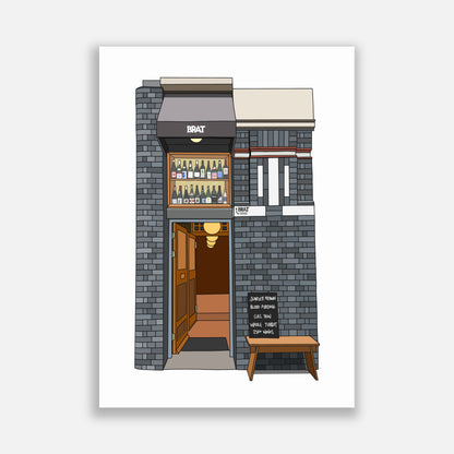 Brat Shoreditch Illustration