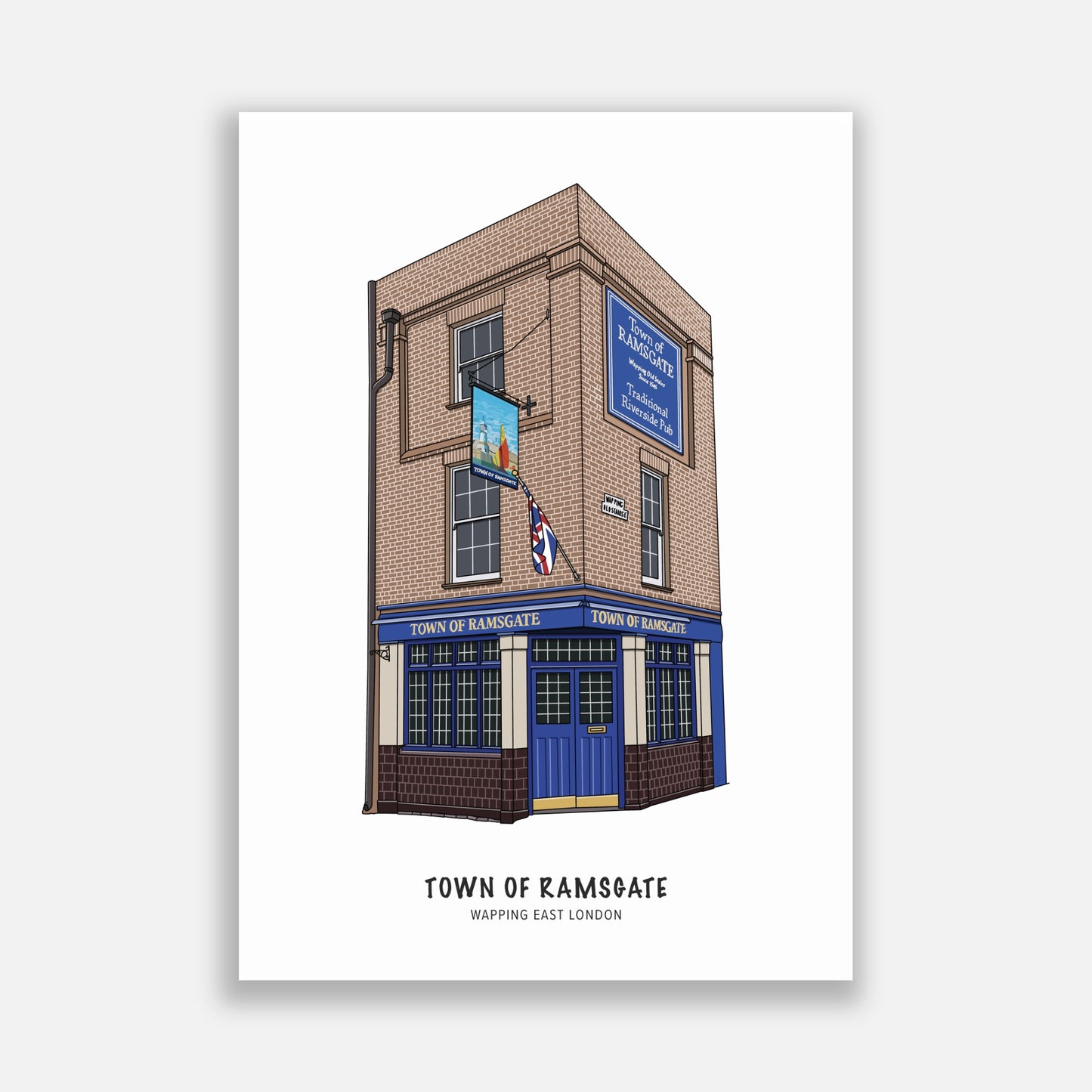 Town of Ramsgate Wapping Illustration