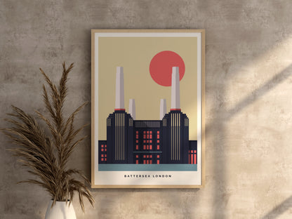 Battersea Power Station Print - South London