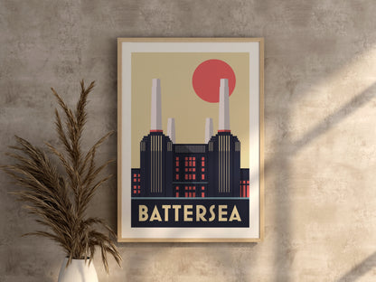 Battersea Power Station Print 2 - South London