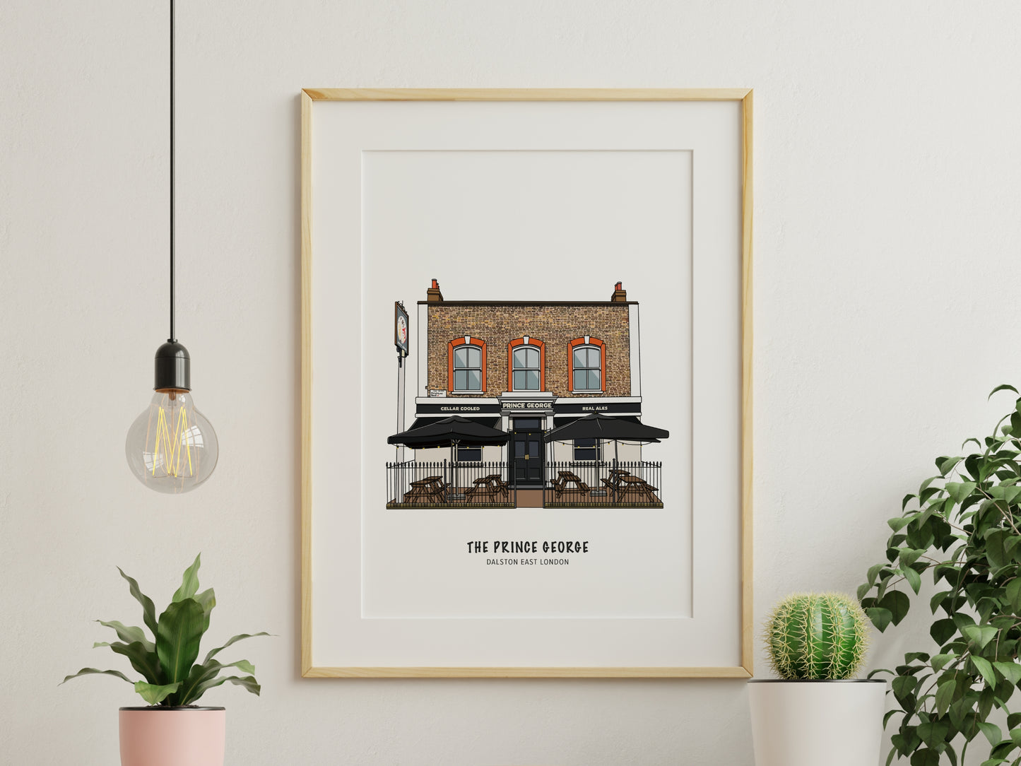 The Prince George Dalston Illustration