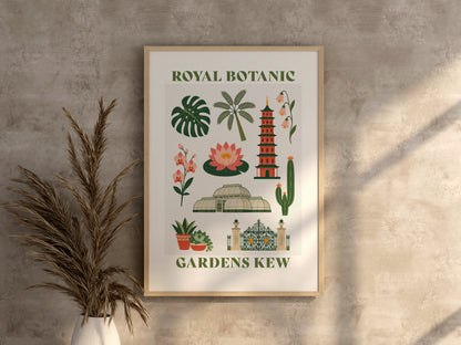 Kew Gardens Collage Print