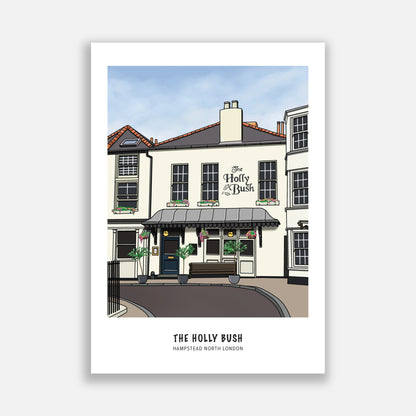 The Holly Bush Hampstead Illustration