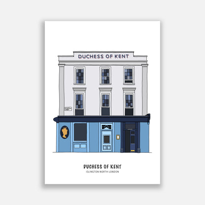 The Duchess of Kent Pub Illustration