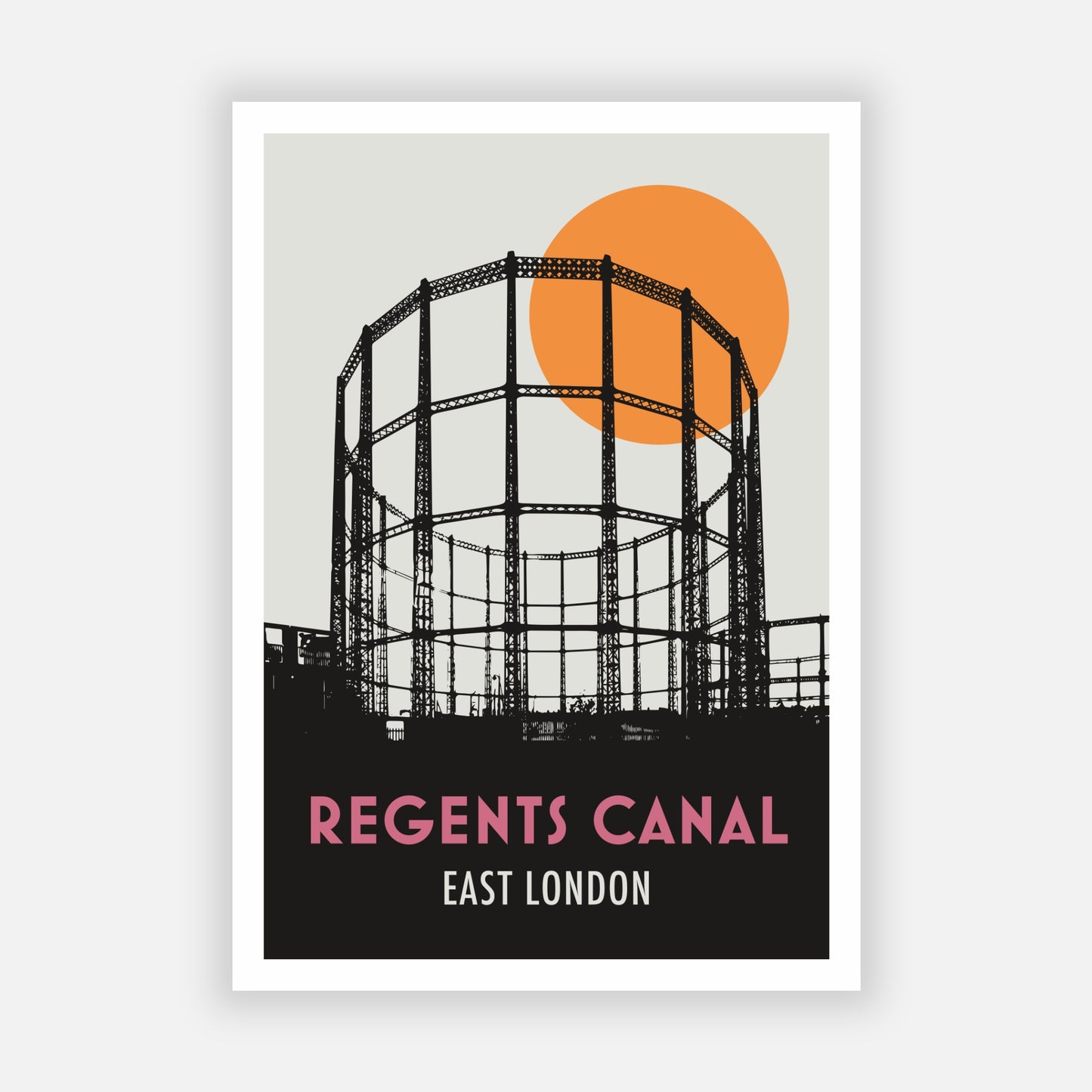 Regents Canal Gasometer - East London Broadway Market