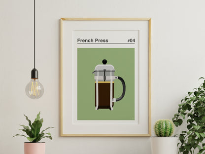 French Press Print