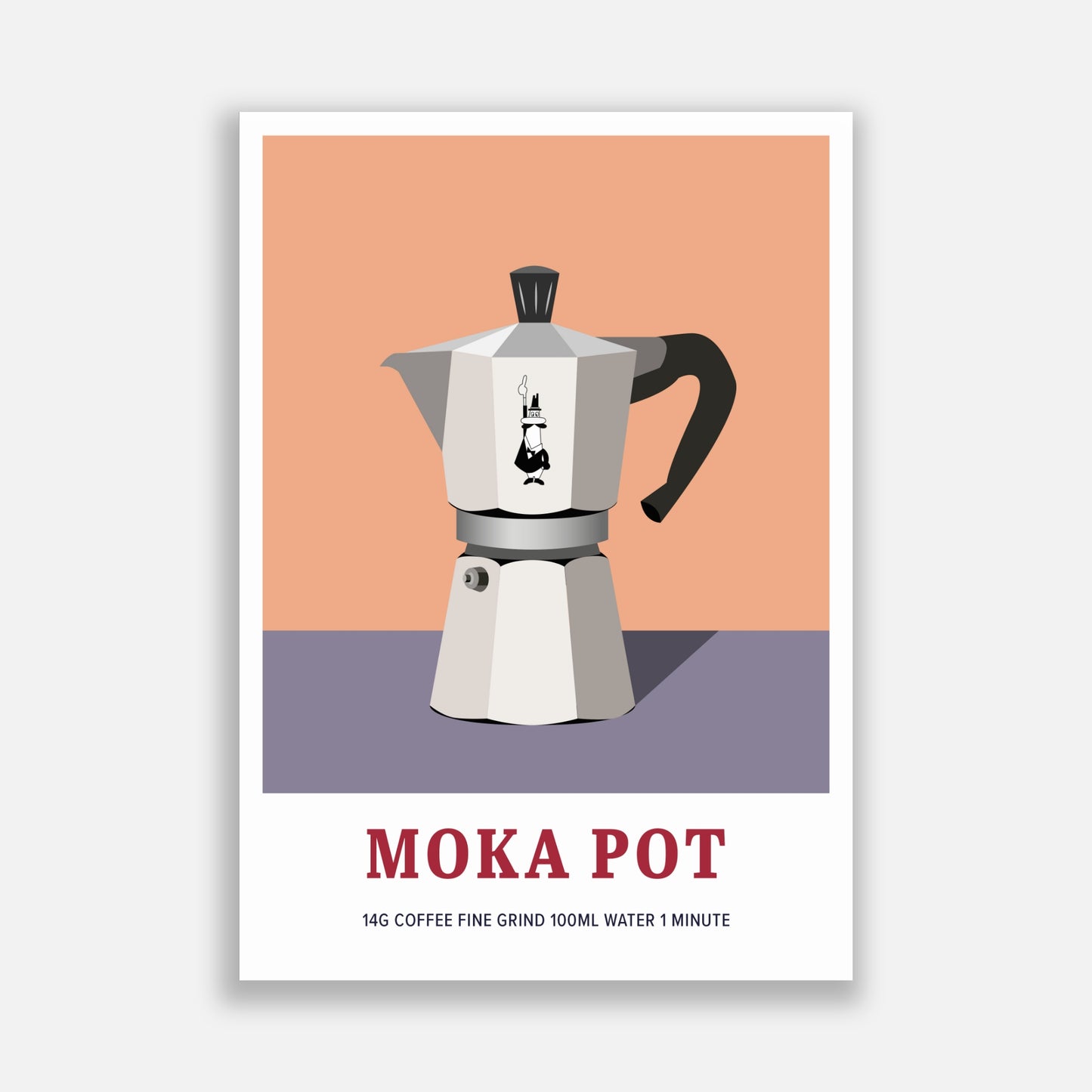 Moka Pot Print - Coffee Maker Series