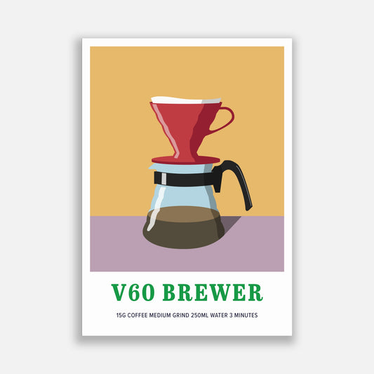 v60 Print - Coffee Maker Series