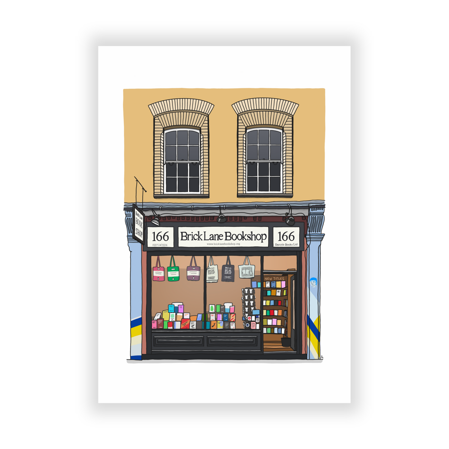 Brick Lane Bookshop Print