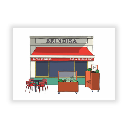 Brindisa Borough Market Shop Illustration